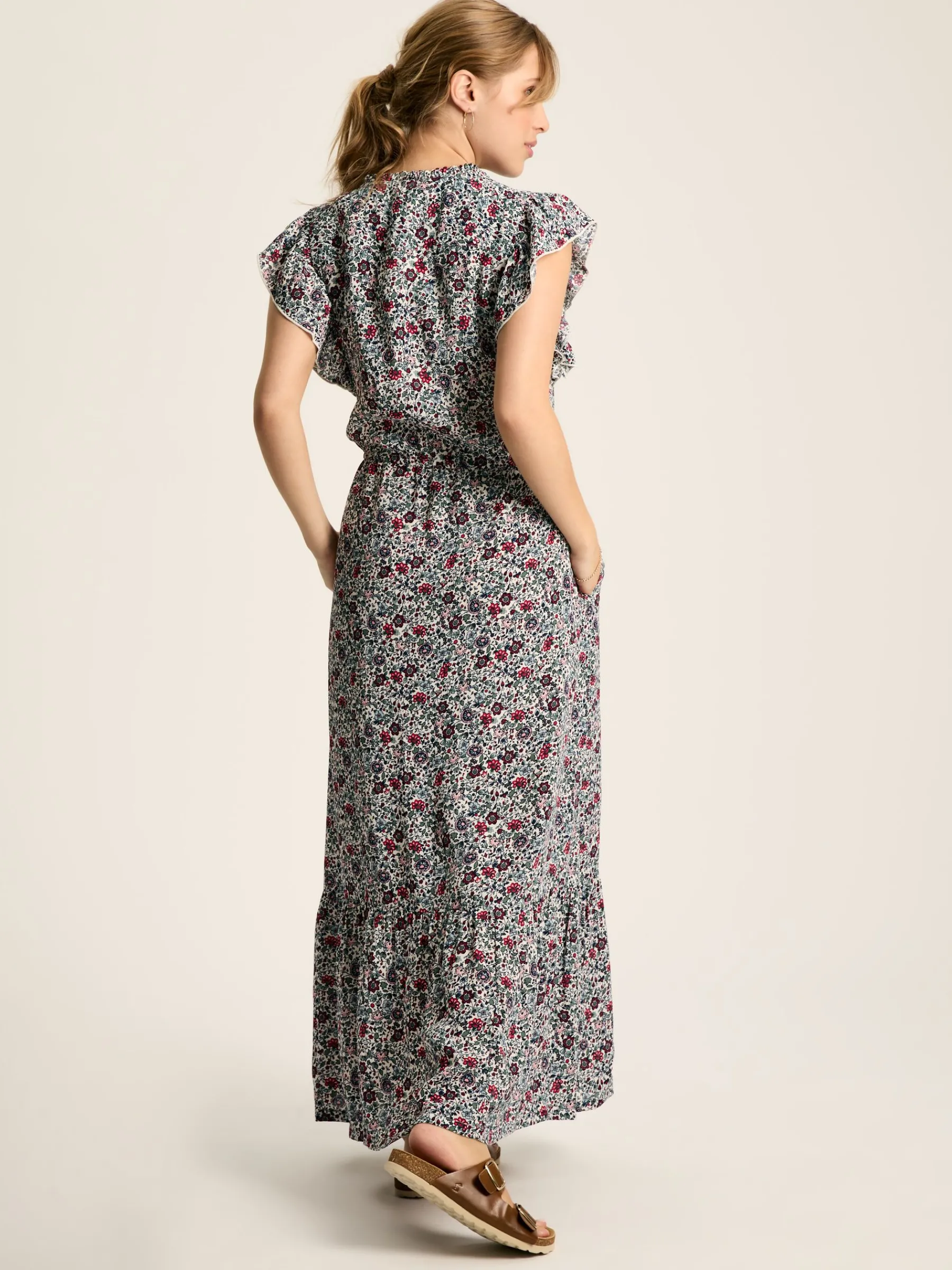 Lillia Tie Waist Tiered Dress<Joules Best