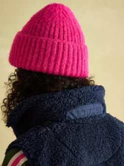 Mallory Navy blue Fleece Gilet<Joules Best