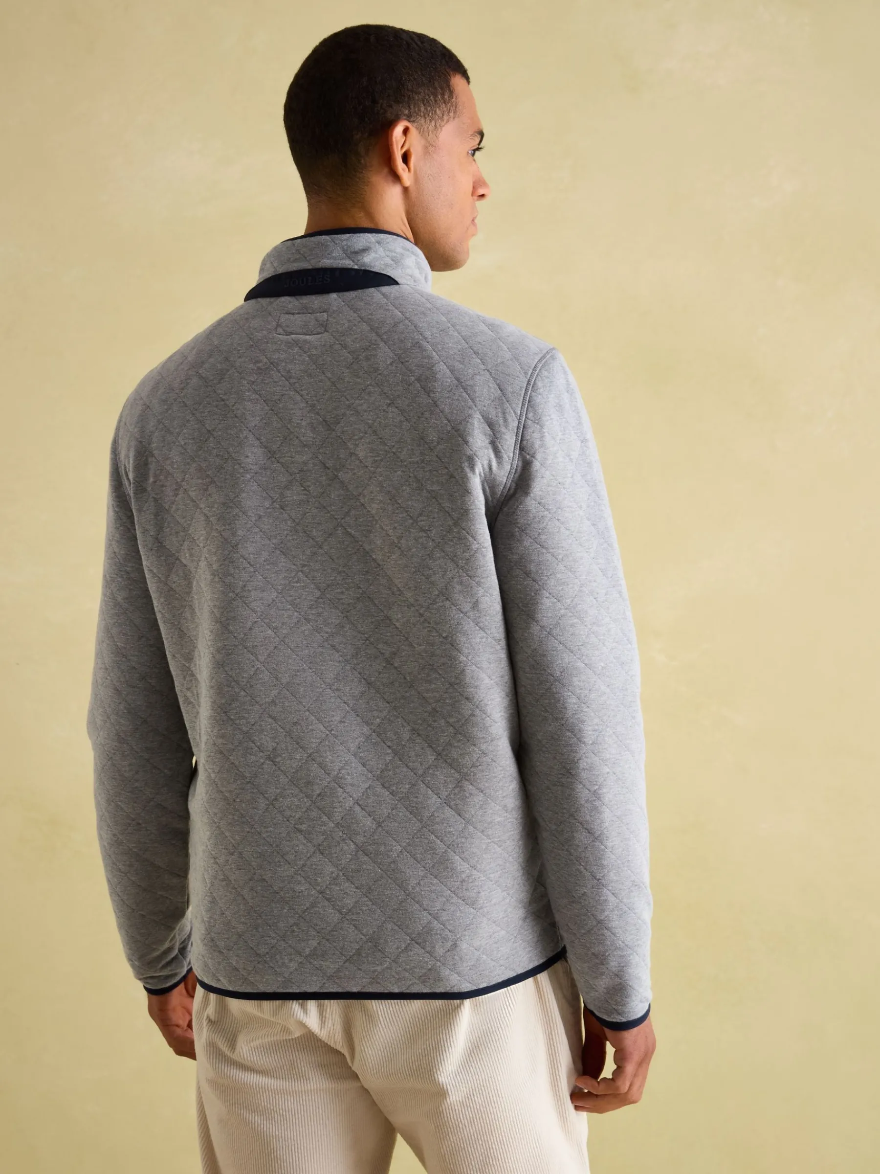 Malton Quilted Jersey Pullover Sweatshirt<Joules Discount