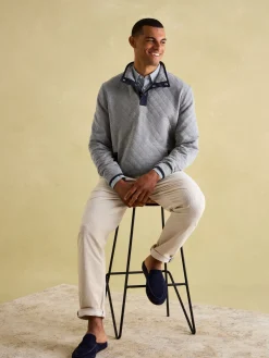 Malton Quilted Jersey Pullover Sweatshirt<Joules Discount