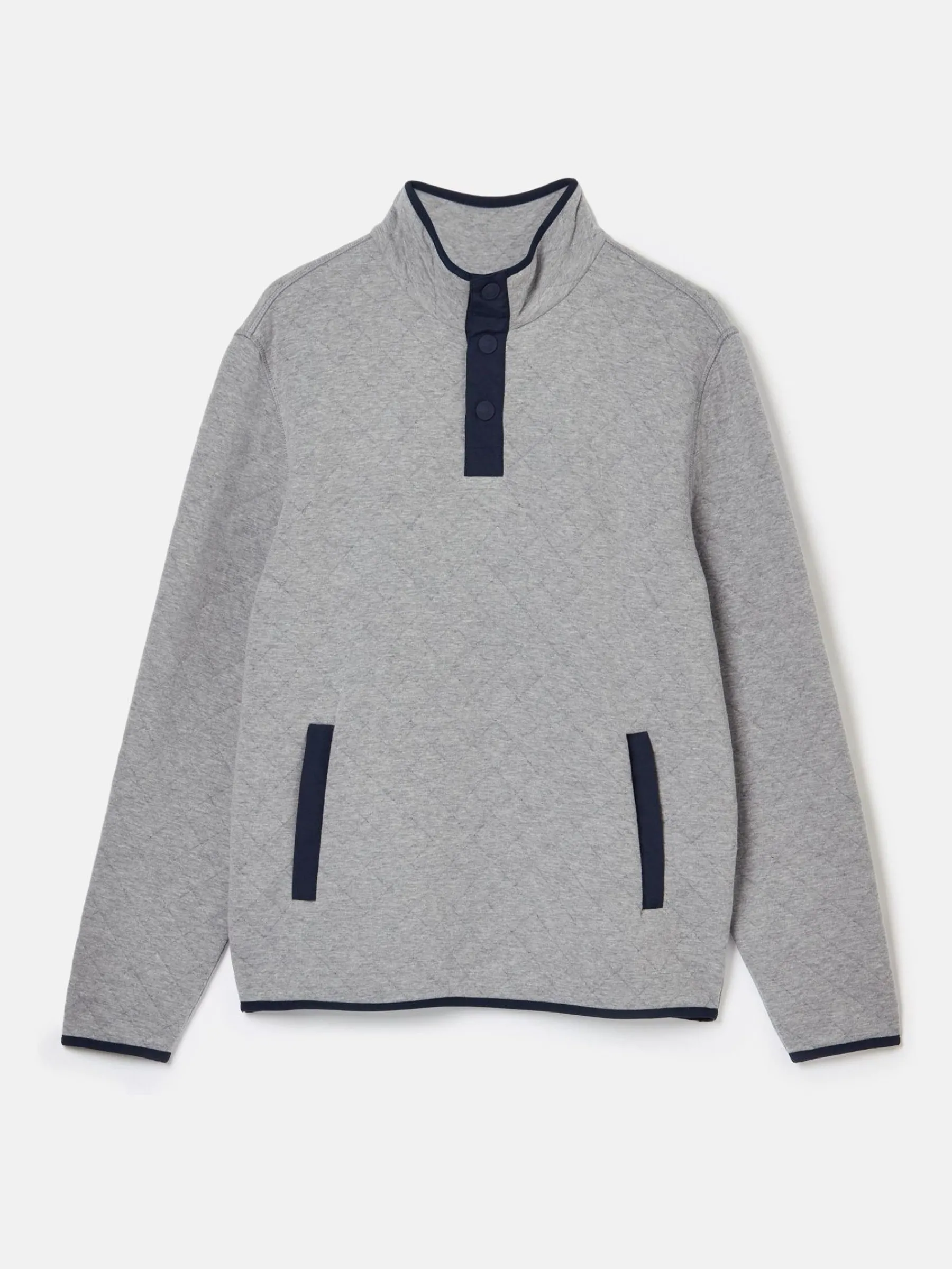 Malton Quilted Jersey Pullover Sweatshirt<Joules Discount