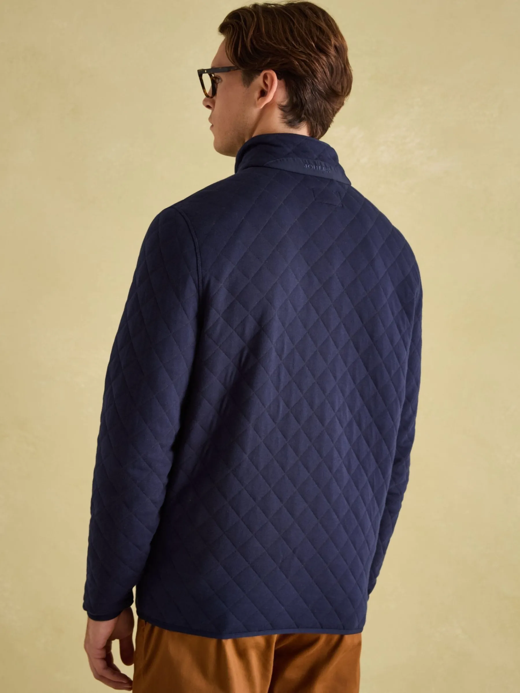 Malton Quilted Jersey Pullover Sweatshirt<Joules New