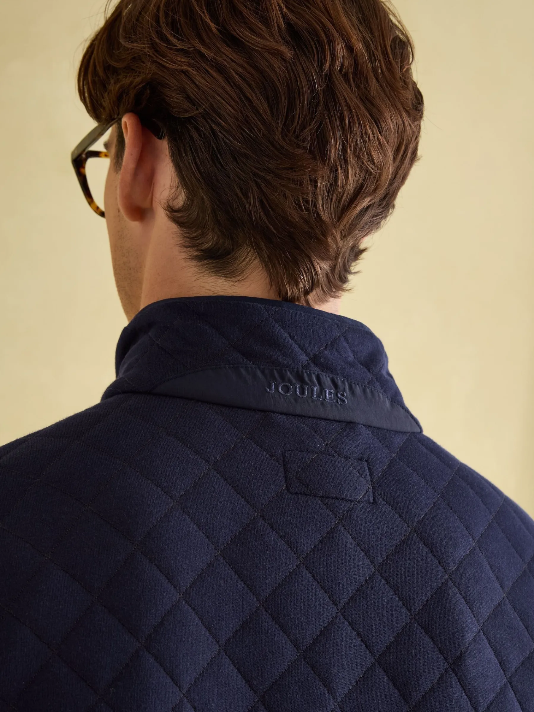 Malton Quilted Jersey Pullover Sweatshirt<Joules New
