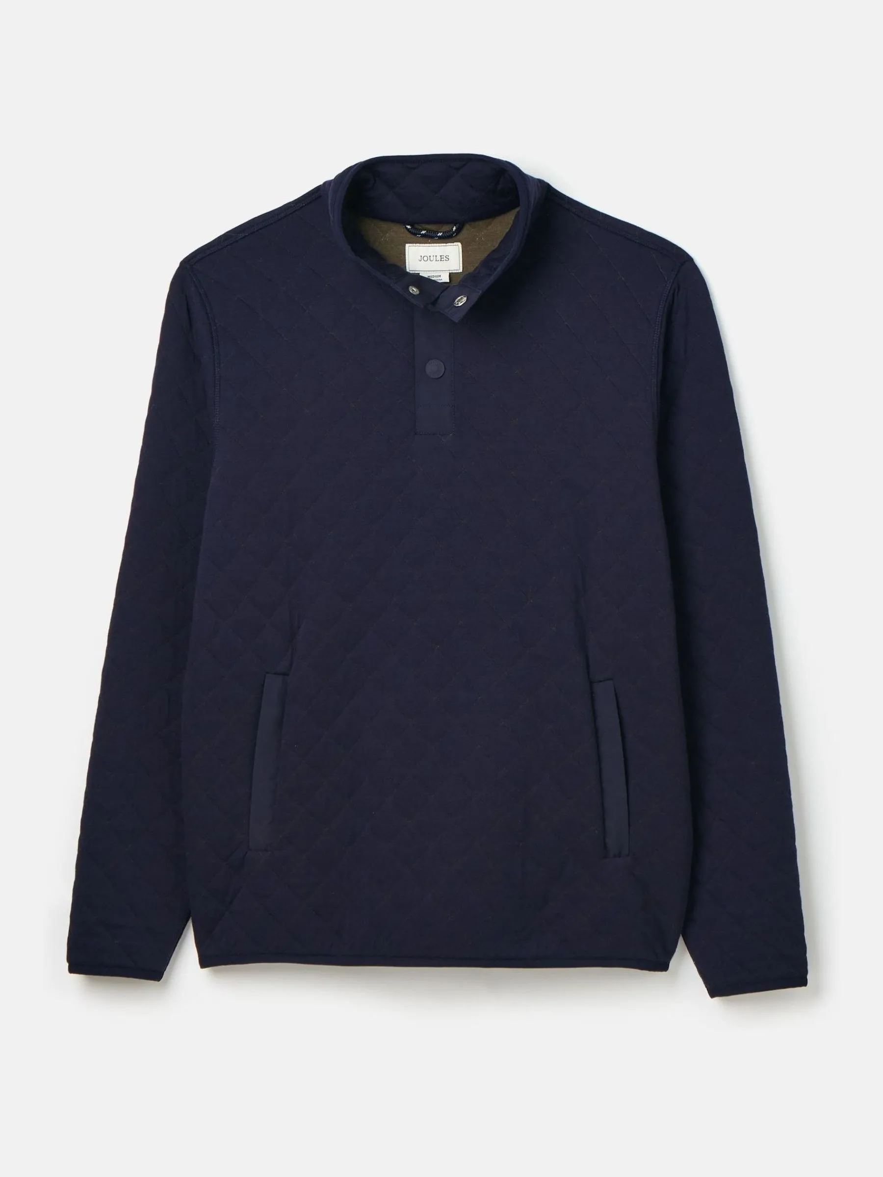 Malton Quilted Jersey Pullover Sweatshirt<Joules New