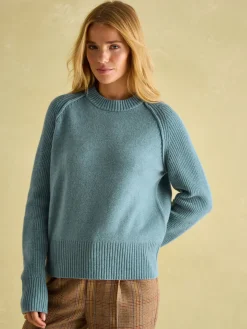 May Merino Wool Jumper with Detachable Roll Neck<Joules Best