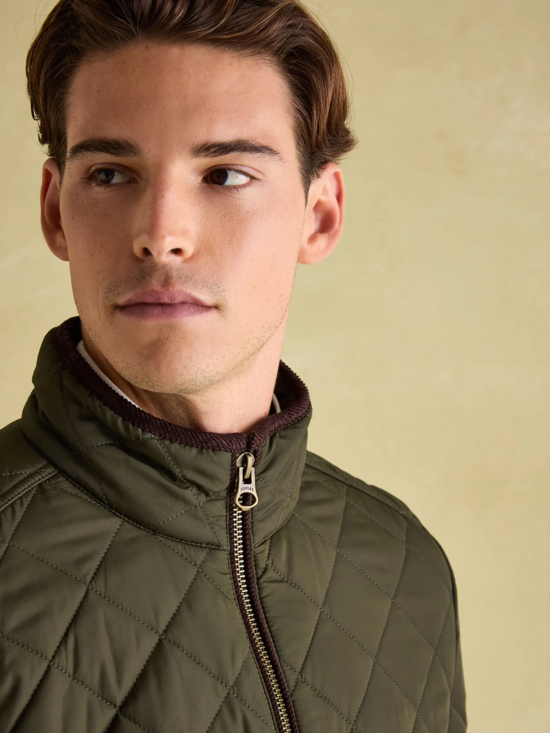 Maynard Diamond Quilted Jacket<Joules