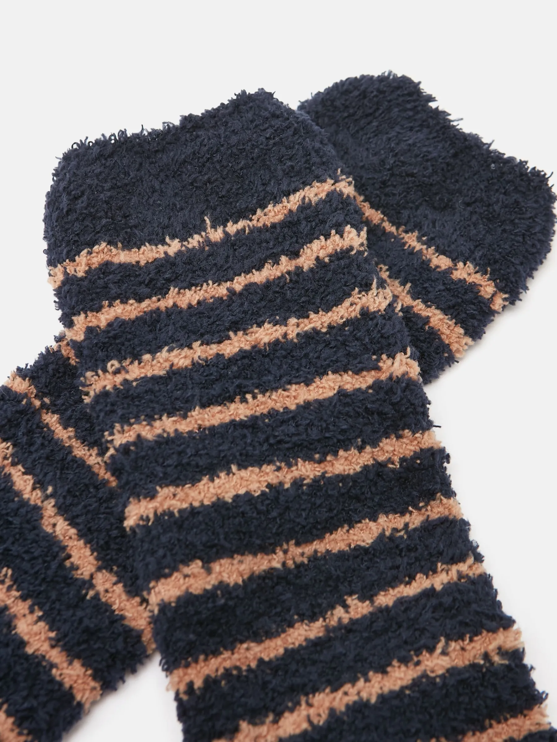 Men's Fluffy Striped Socks<Joules Online