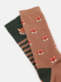 Men's Kingsbury 2 Pack Socks (size 7-12)<Joules Clearance