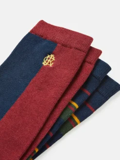 Men's Kingsbury 2 Pack Socks (size 7-12)<Joules New