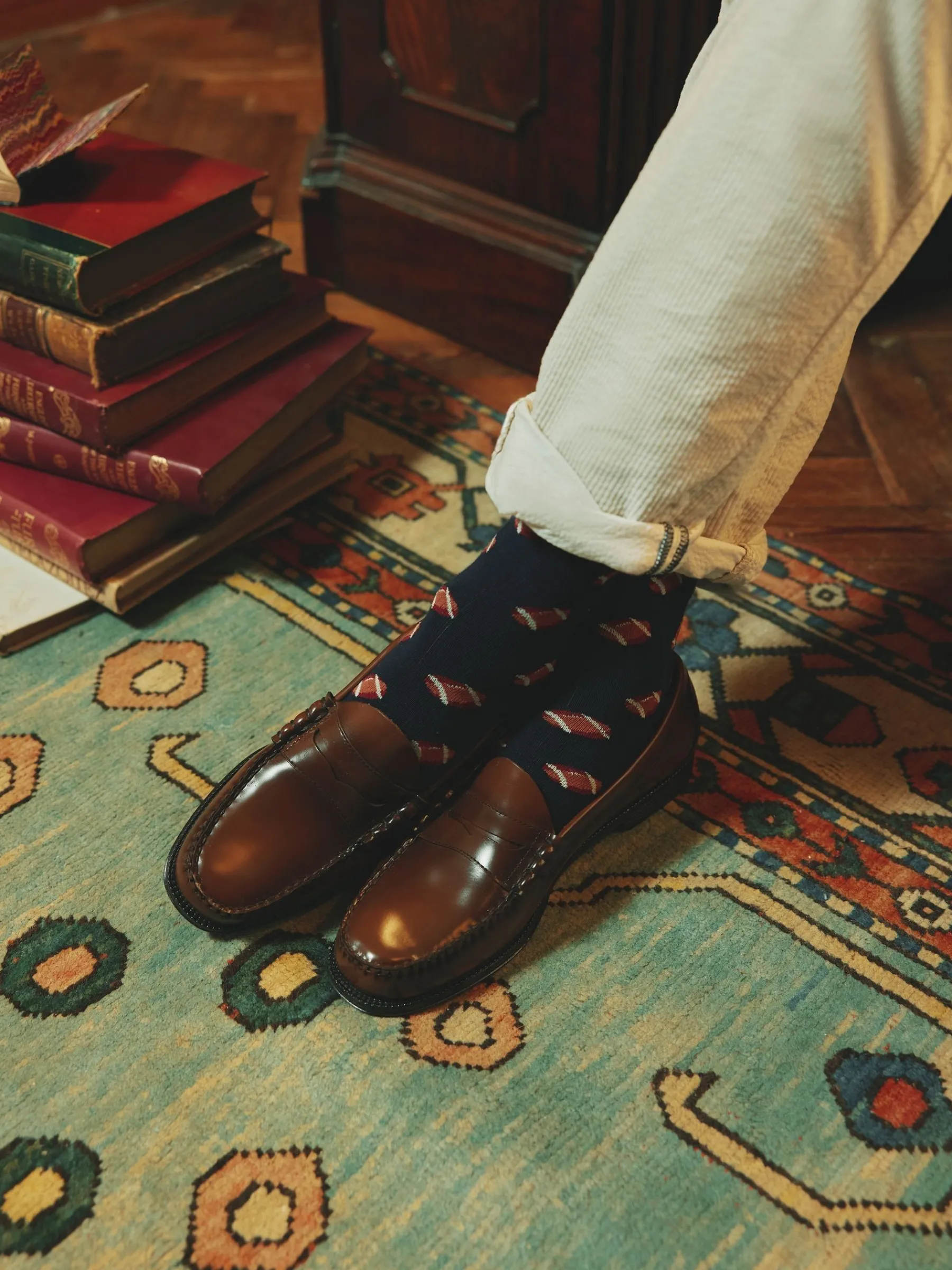 Men's Kingsbury 2 Pack Socks (size 7-12)<Joules Outlet