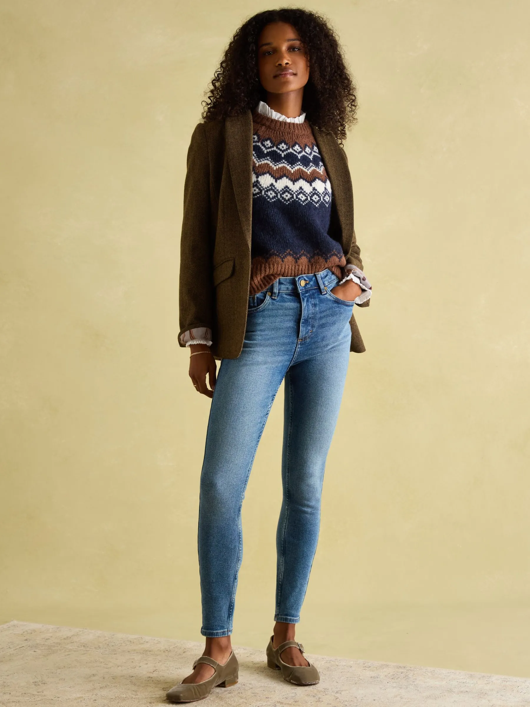 Mid Blue Skinny Fit Jeans<Joules New