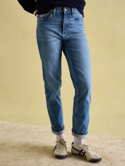 Mid Blue Straight Fit Jeans<Joules Discount