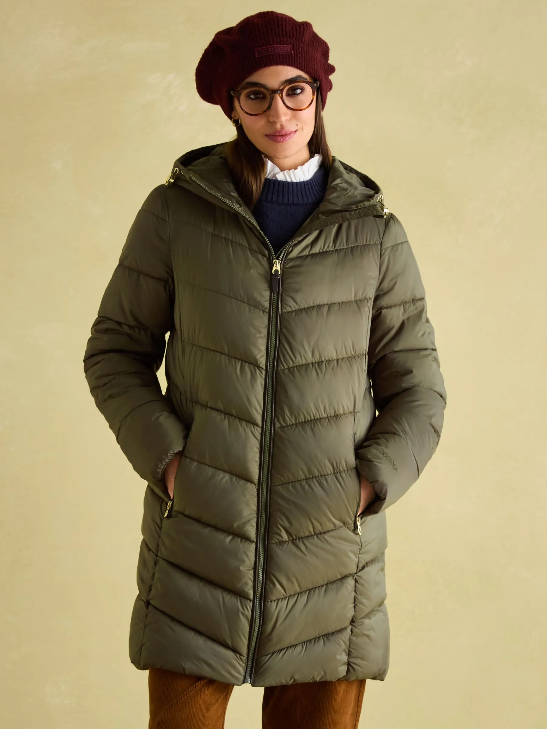 Moorsdale Mid Length Showerproof Padded Coat<Joules Outlet