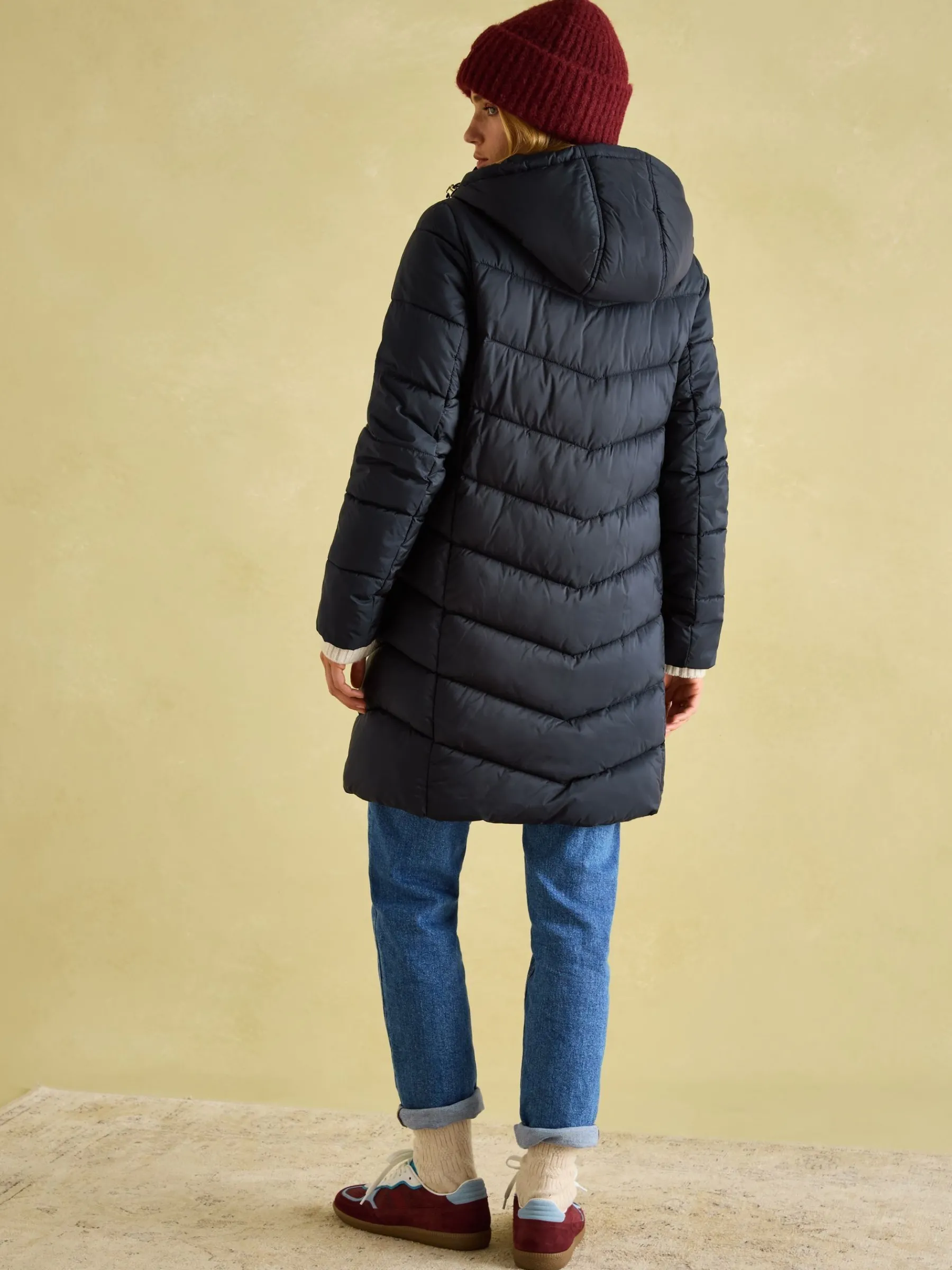 Moorsdale Mid Length Showerproof Padded Coat<Joules New