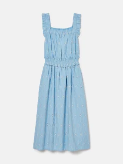 Nadia Broderie Sun Dress<Joules