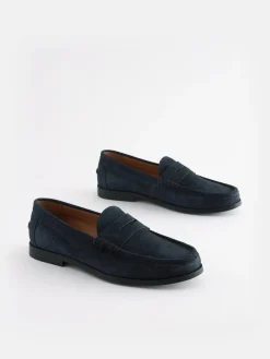 Navy Blue Penny Loafers<Joules Hot
