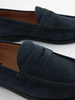 Navy Blue Penny Loafers<Joules Hot