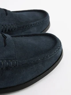 Navy Blue Penny Loafers<Joules Hot
