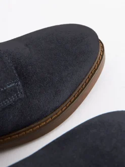 Navy Blue Suede Derby<Joules Sale