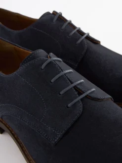 Navy Blue Suede Derby<Joules Sale