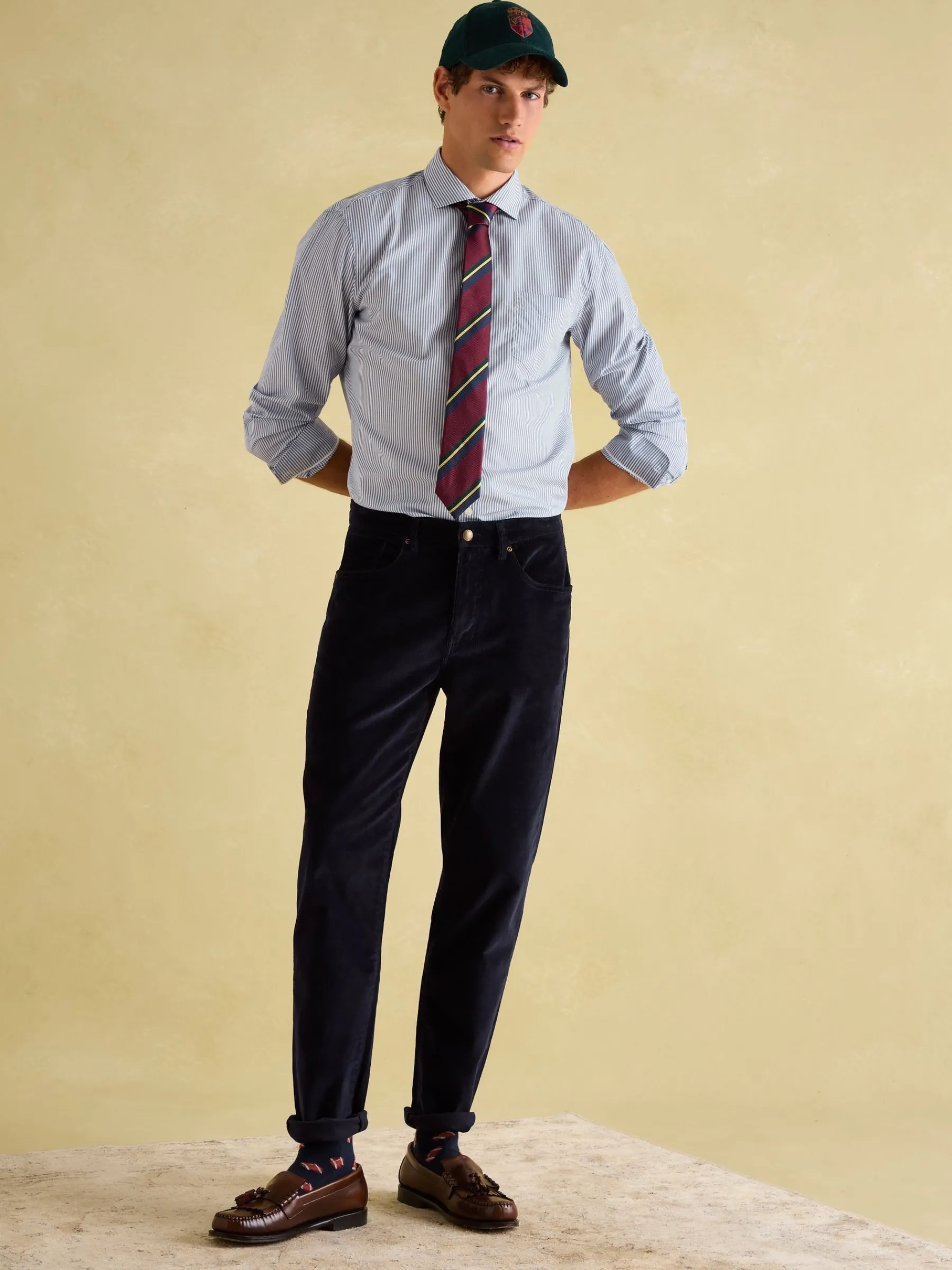 Navy Stripe Cotton Shirt<Joules Discount