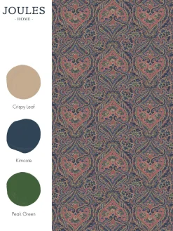 Opulent Paisley Print 10M Wallpaper<Joules Clearance