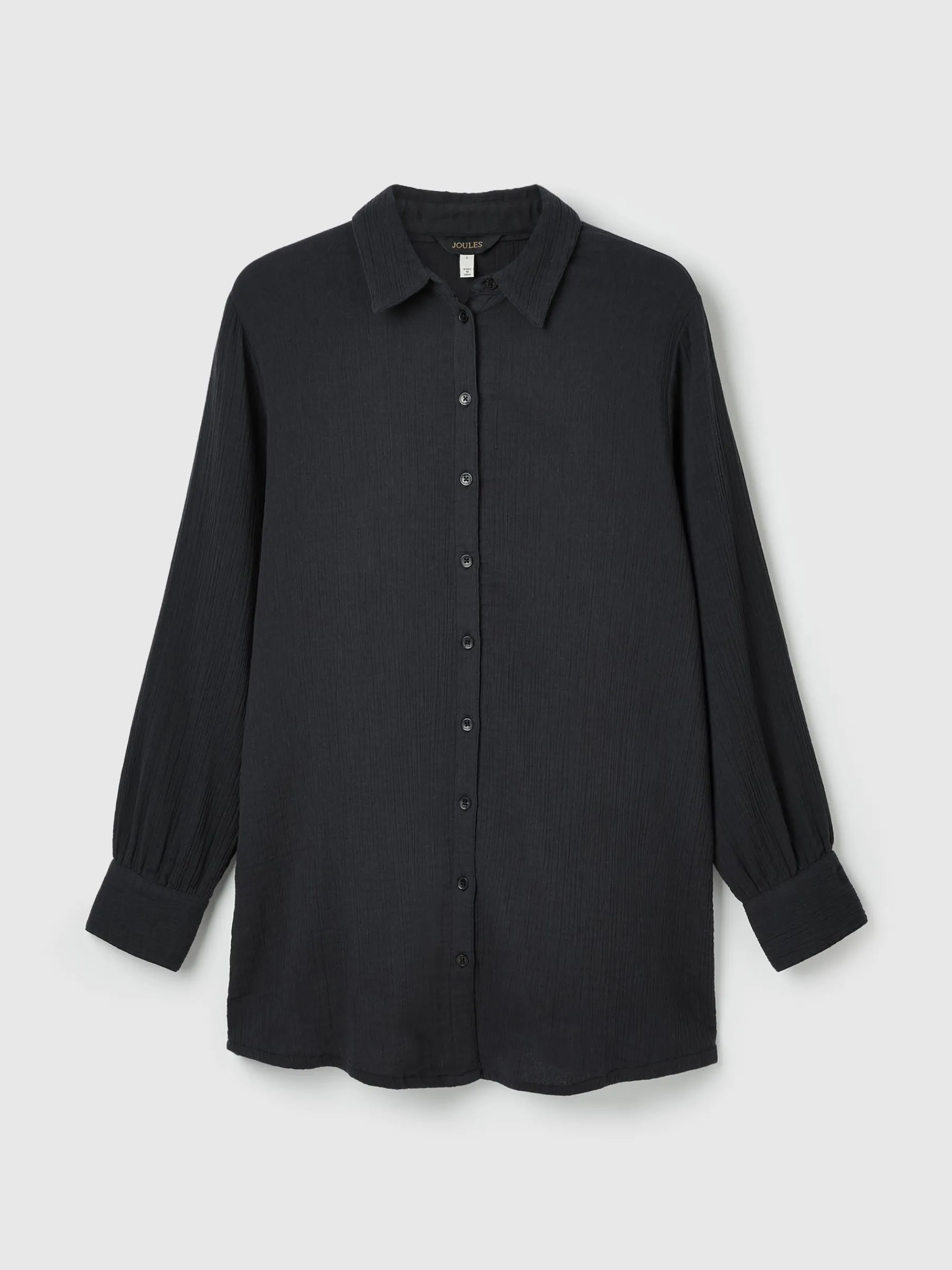 Nell Button Through Cotton Shirt<Joules Hot