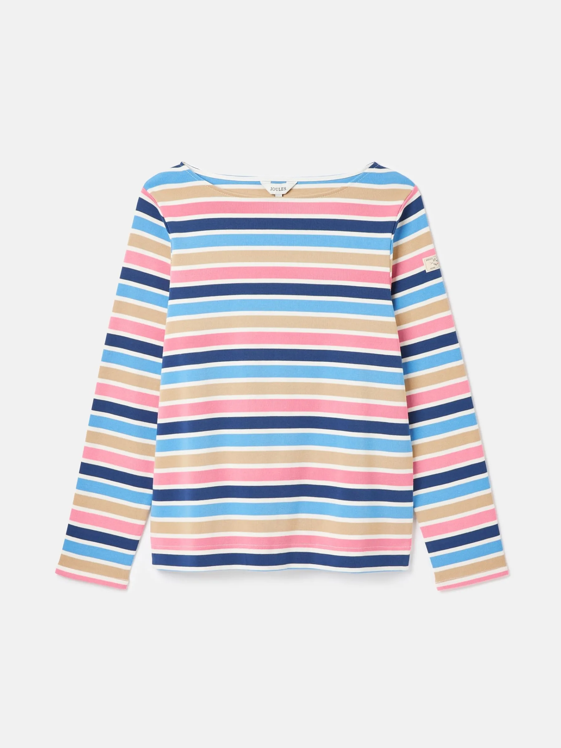 New Harbour Multi Striped Boat Neck Breton Top<Joules Discount