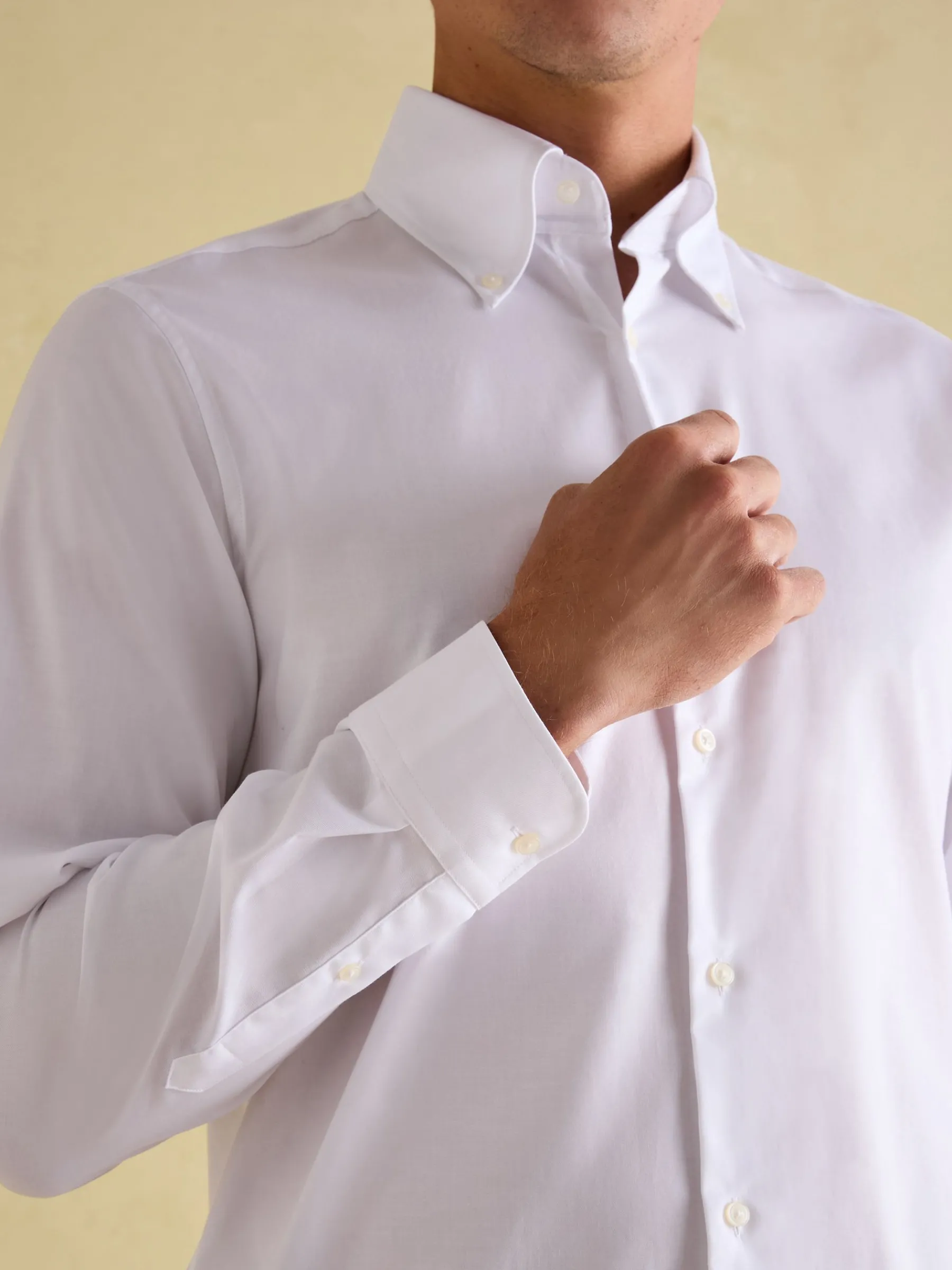 Next Regular Fit Twill Single Cuff Shirt<Joules Best
