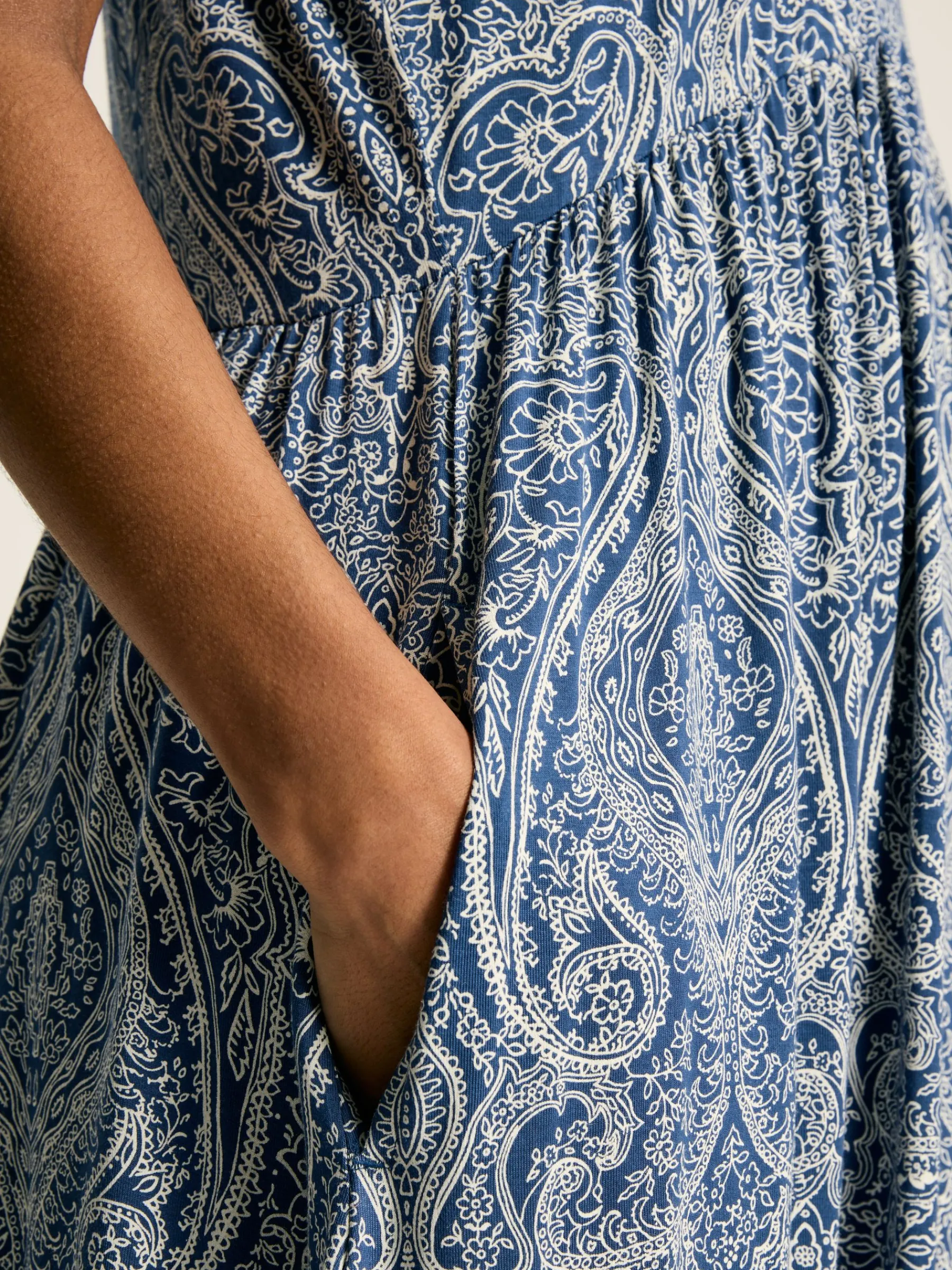 Nia Jersey V-Neck Beach Dress<Joules Best