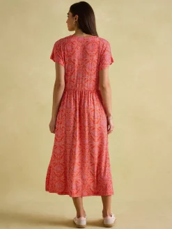 Nia Jersey V-Neck Beach Dress<Joules New