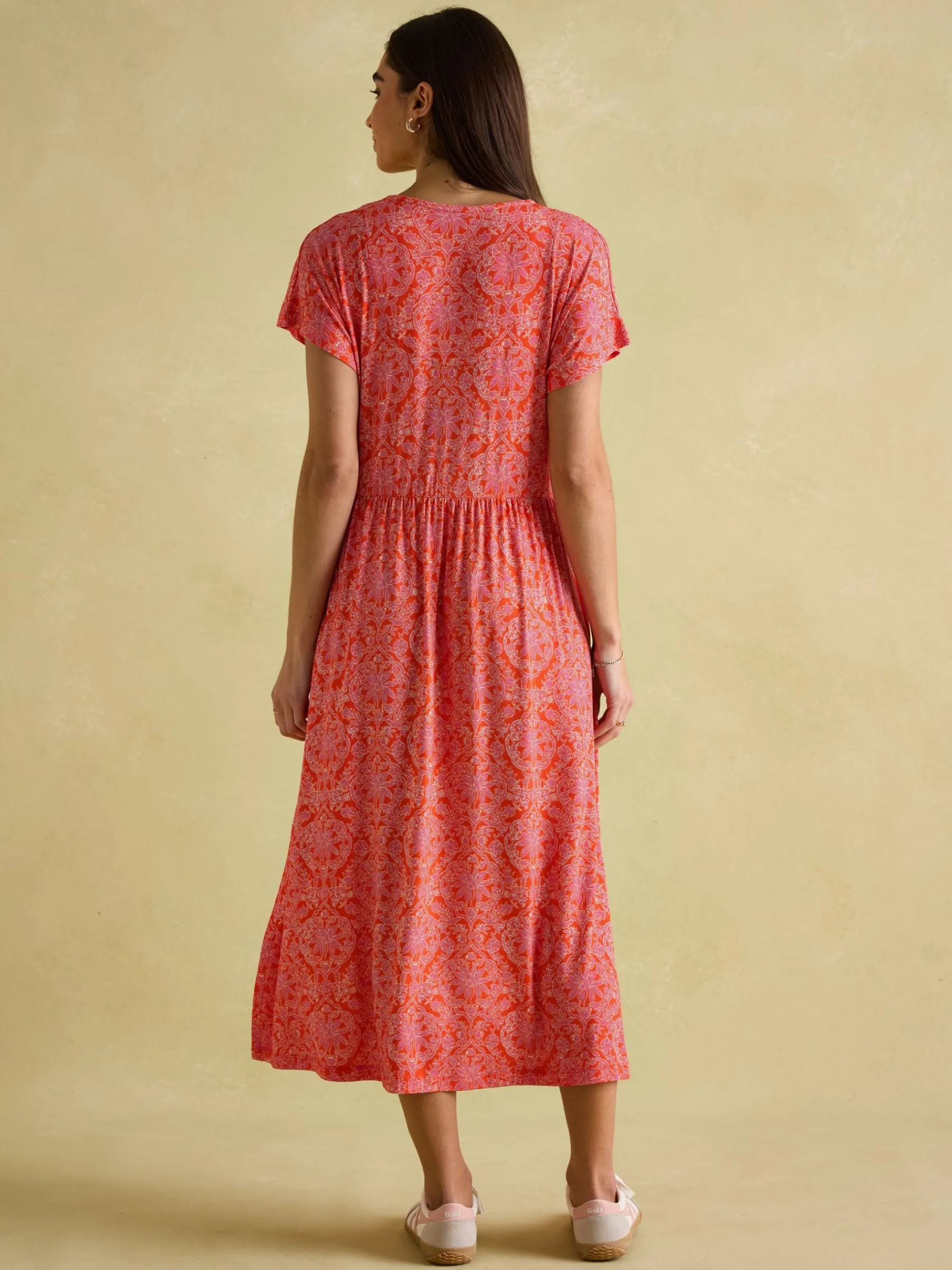 Nia Jersey V-Neck Beach Dress<Joules New