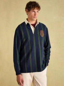 Onside Vertical Stripe Rugby Shirt<Joules