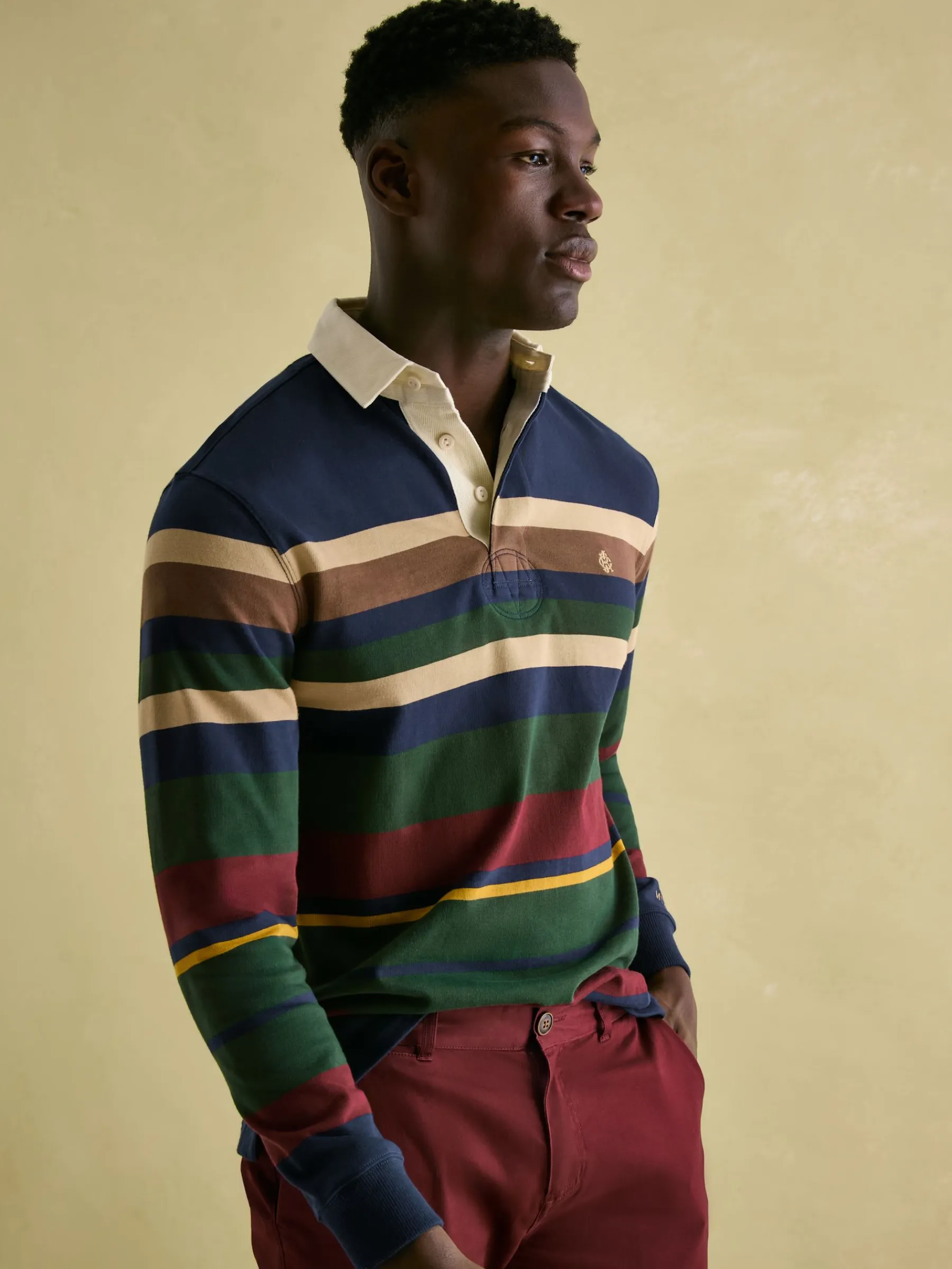 Onside Striped Rugby Shirt<Joules Online