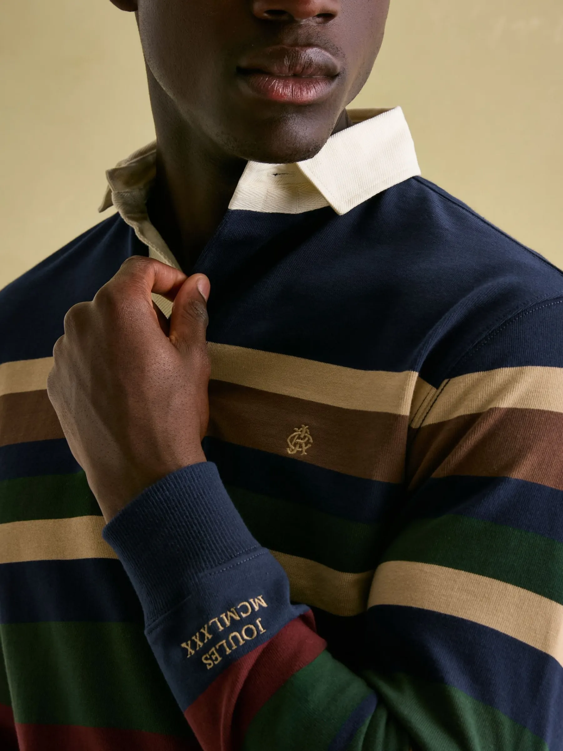 Onside Striped Rugby Shirt<Joules Online