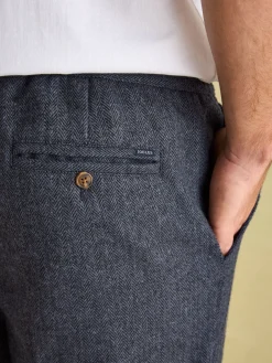 Oundle Herringbone Slim Fit Trousers<Joules Sale