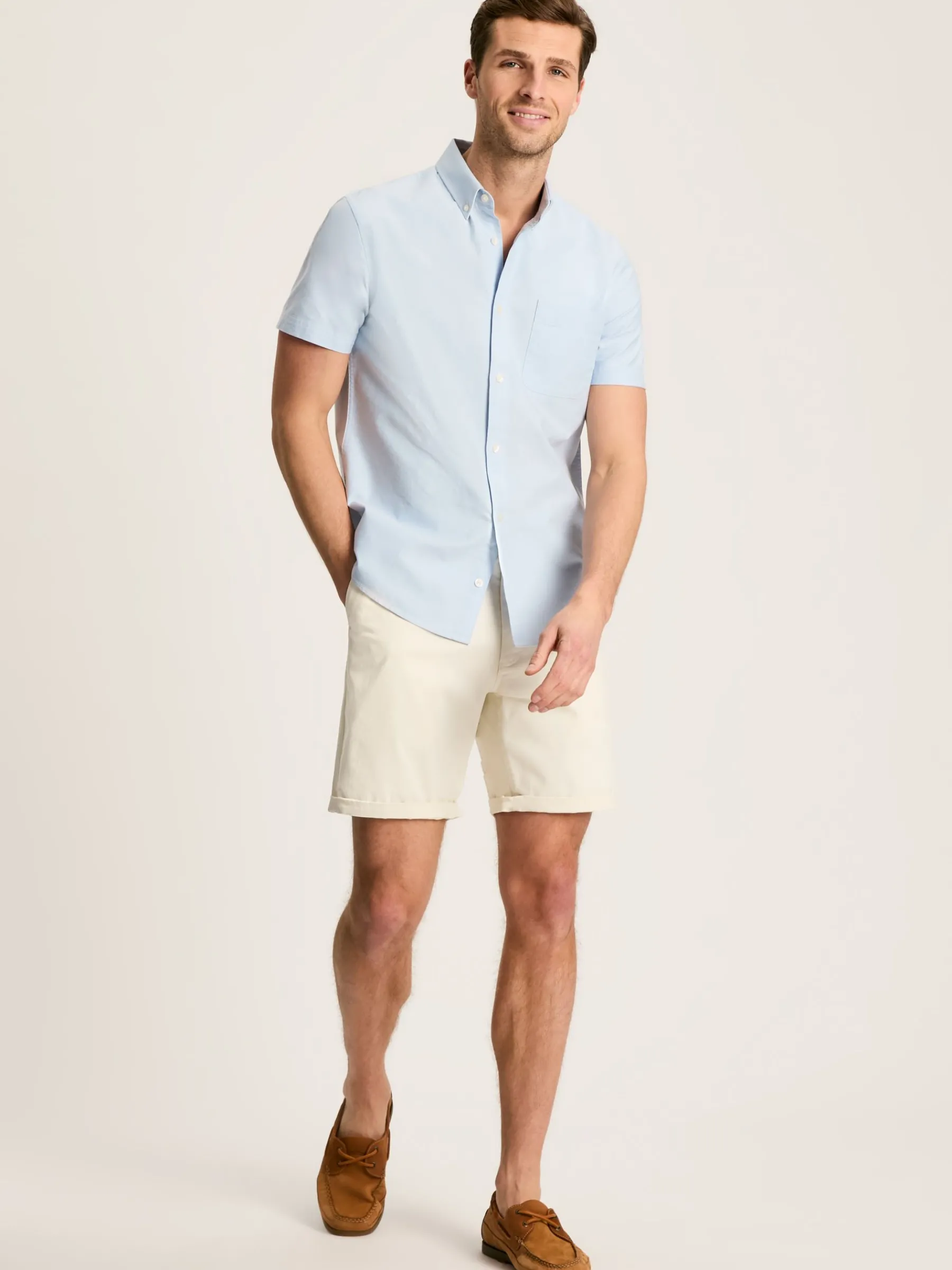 Oxford Short Sleeve Classic Fit Shirt<Joules New