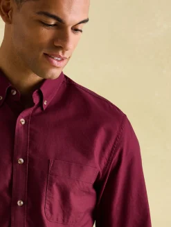 Oxford Long Sleeve Classic Fit Shirt<Joules