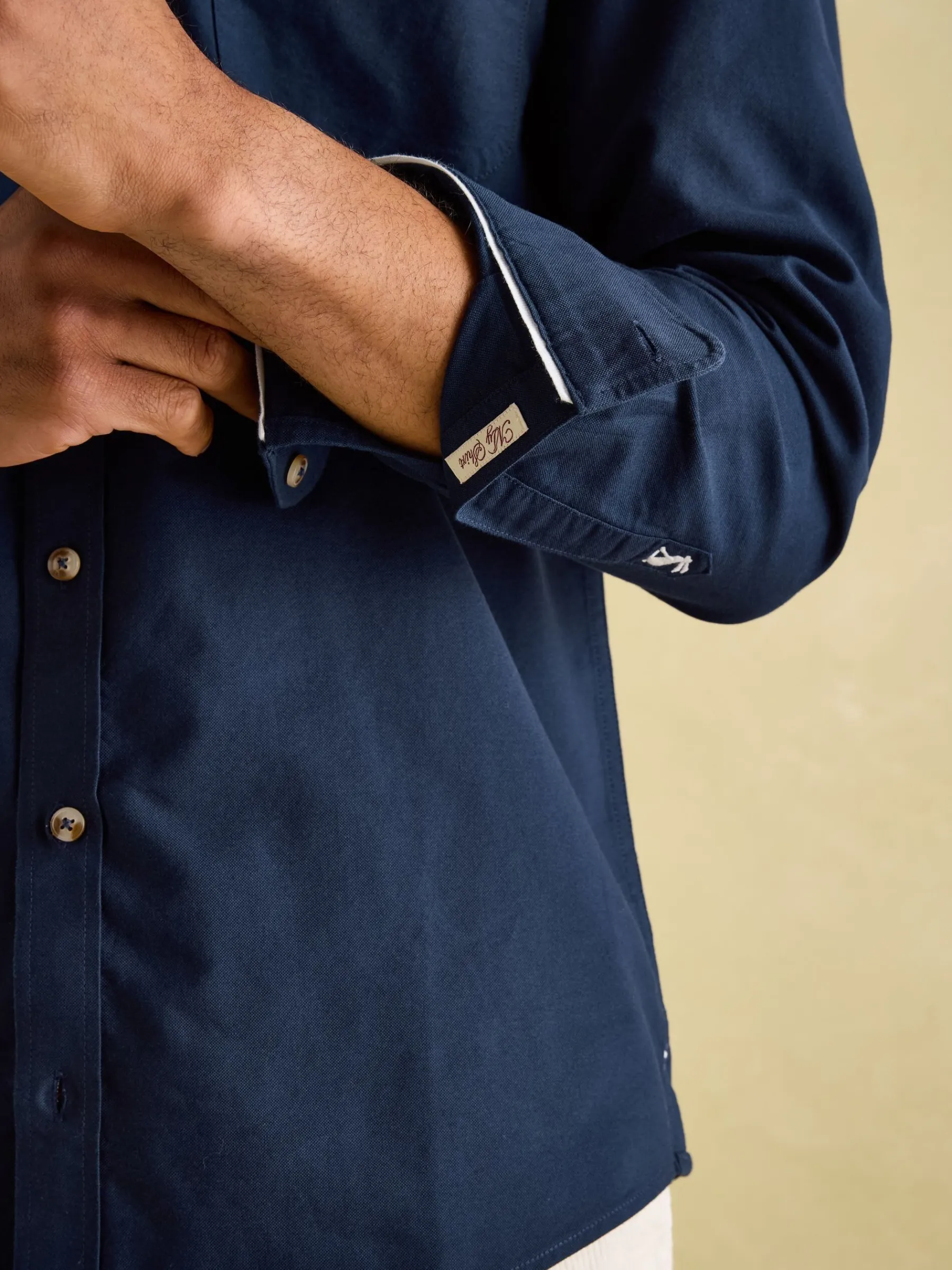 Oxford Long Sleeve Classic Fit Shirt<Joules