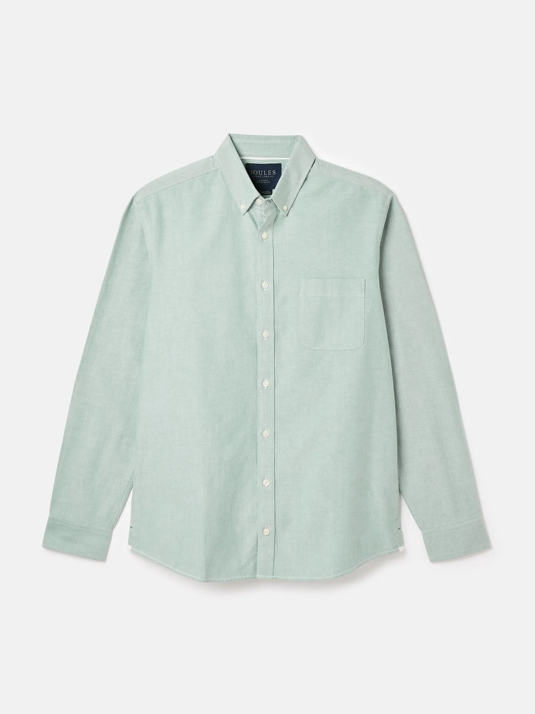 Oxford Sage Green Long Sleeve Classic Fit Shirt<Joules Best