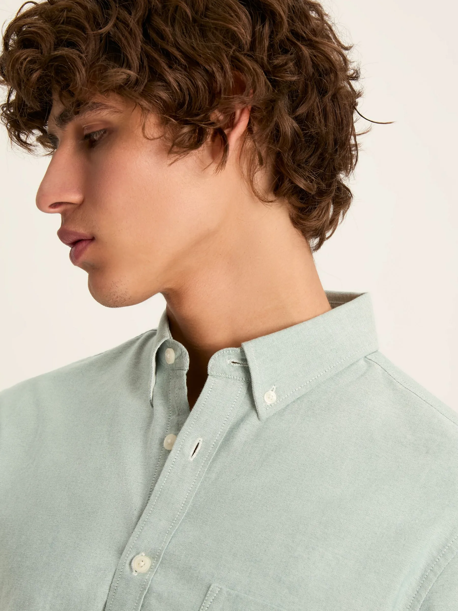 Oxford Sage Green Long Sleeve Classic Fit Shirt<Joules Best