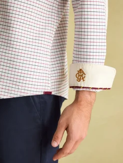 Oxford Embroidered Check Shirt<Joules Hot
