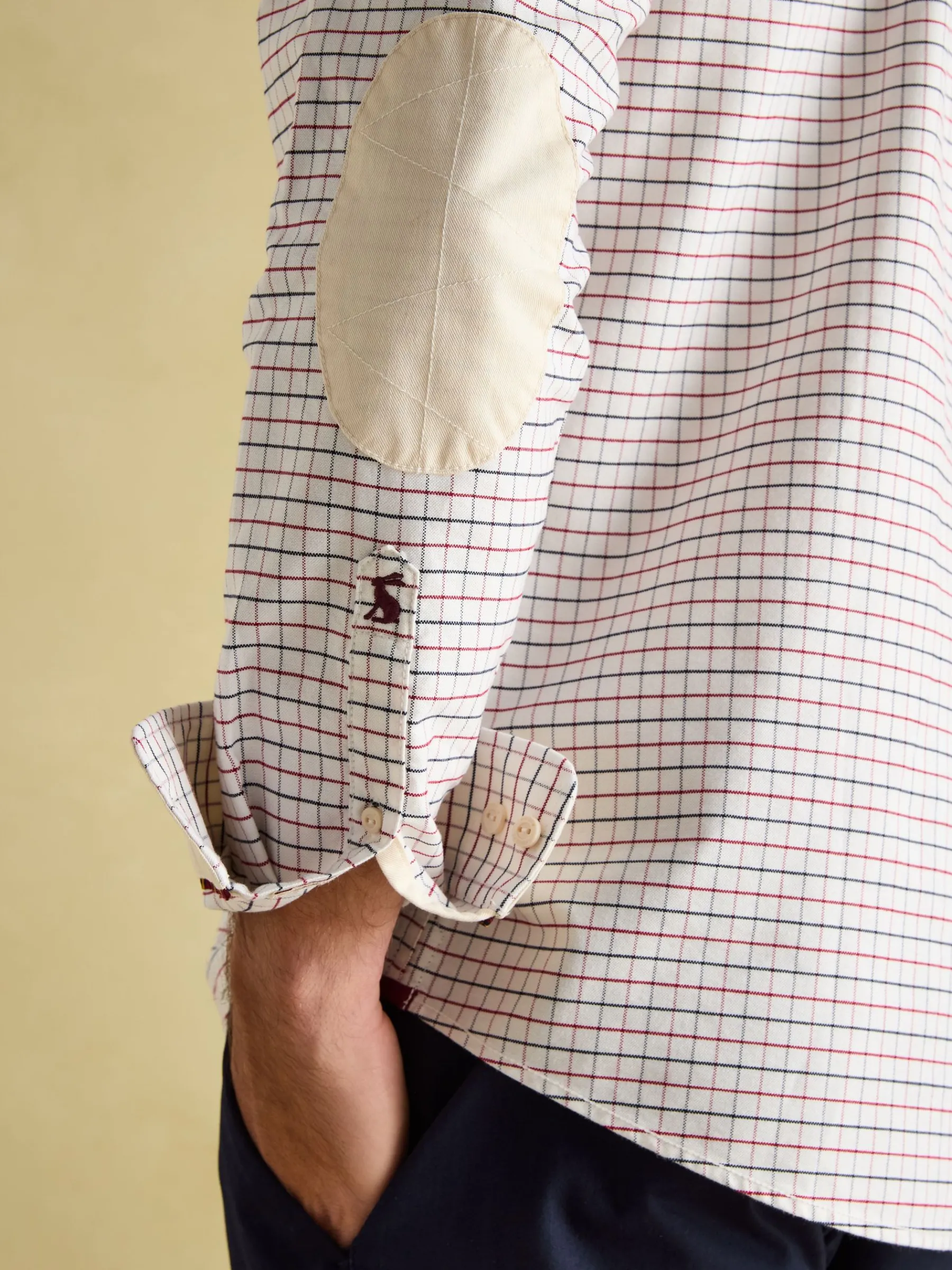 Oxford Embroidered Check Shirt<Joules Hot