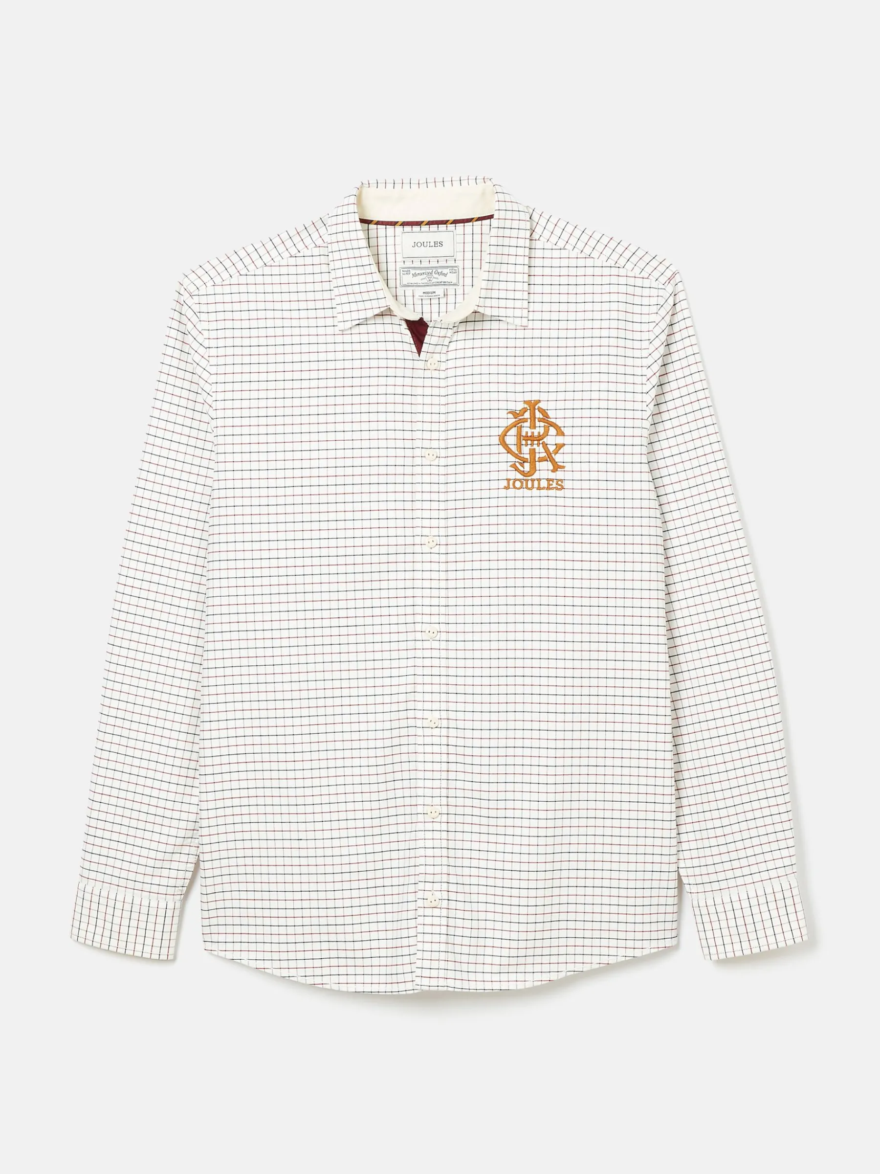 Oxford Embroidered Check Shirt<Joules Hot