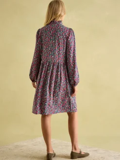 Petunia Frill Neck Dress<Joules Clearance