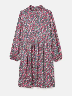 Petunia Frill Neck Dress<Joules Clearance