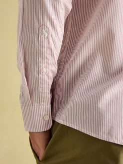 Pink Stripe Cotton Shirt<Joules Discount