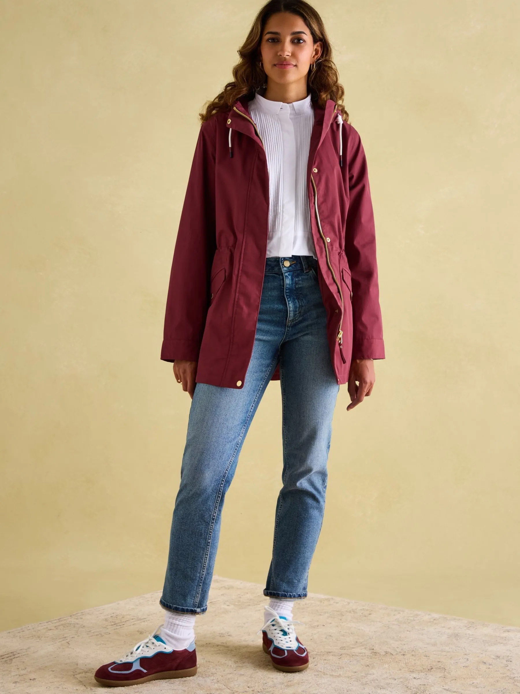 Portwell Waterproof Raincoat With Hood<Joules