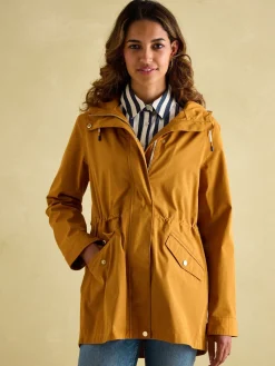 Portwell Dark Yellow Waterproof Raincoat With Hood<Joules Outlet