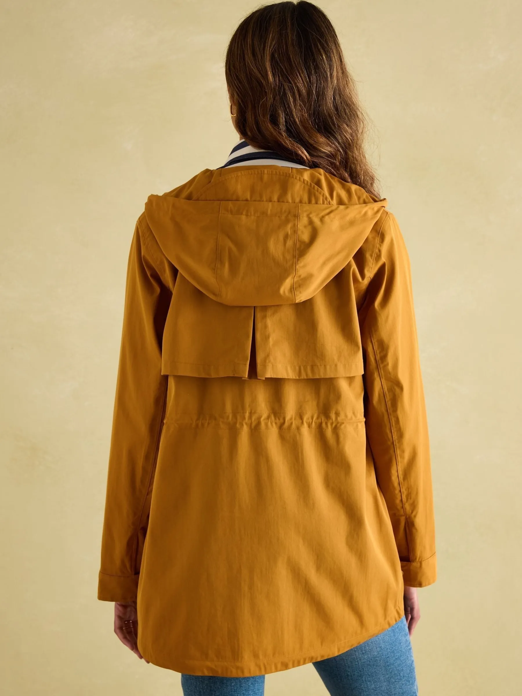 Portwell Dark Yellow Waterproof Raincoat With Hood<Joules Outlet